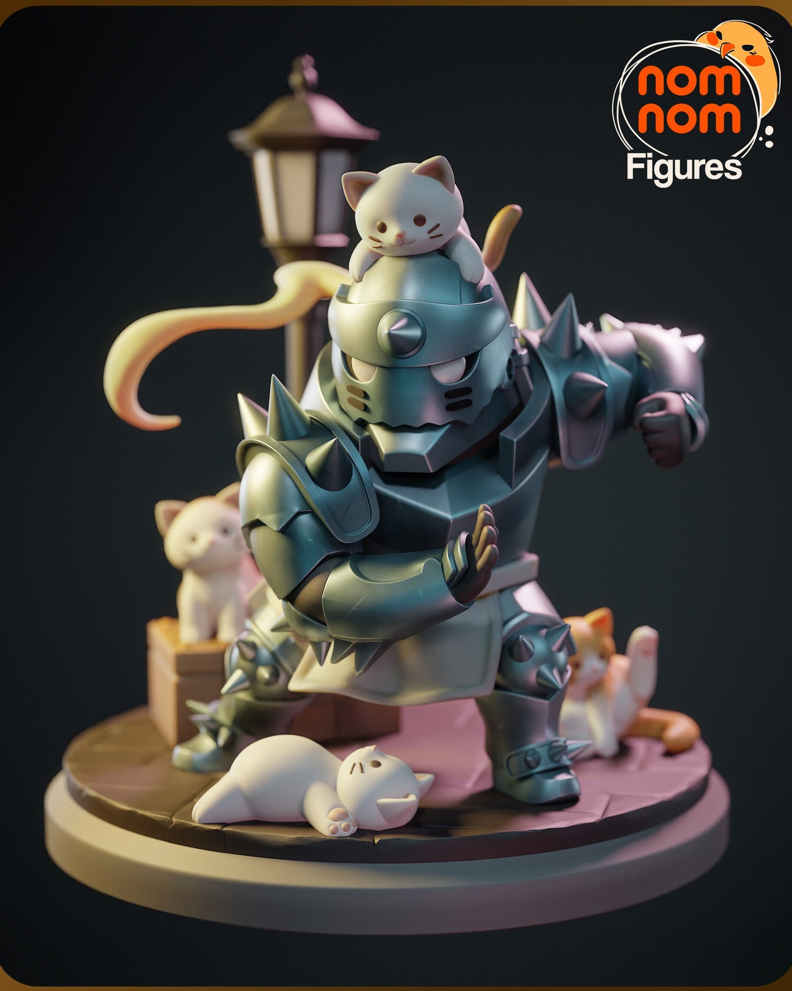 Alphonse Elric Fullmetal Alchemist Chibi resin figure by NomNom Figures — studio preview 1