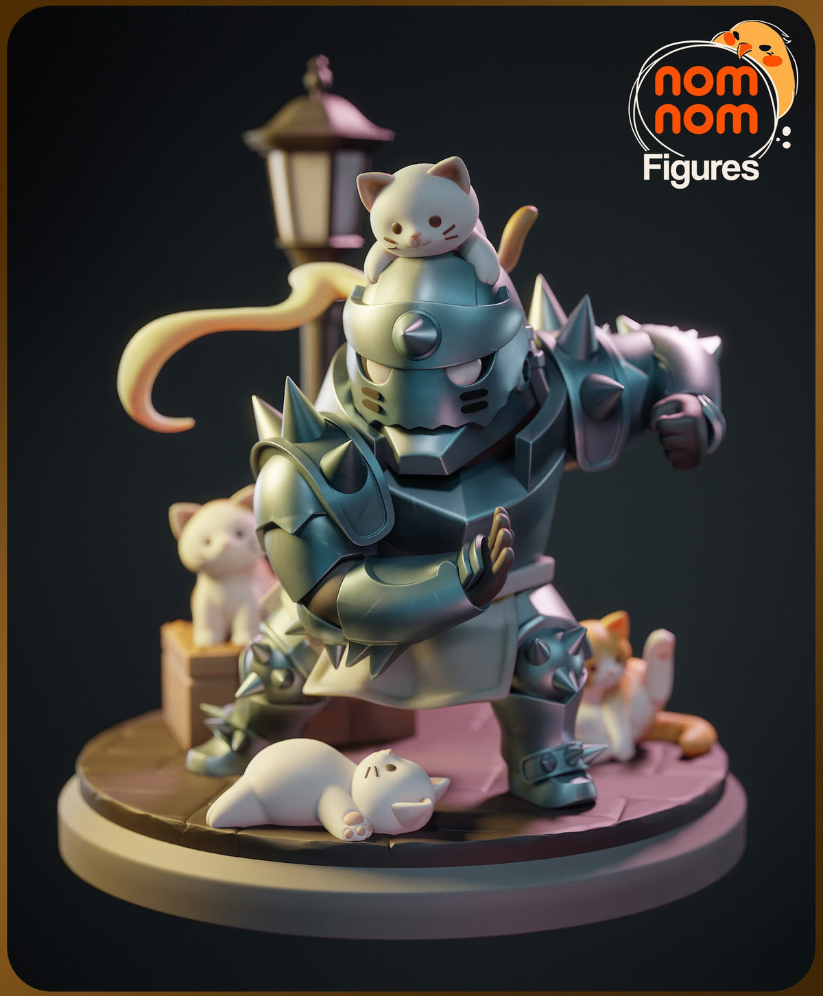 Alphonse Elric Fullmetal Alchemist Chibi resin figure by NomNom Figures — studio preview 1