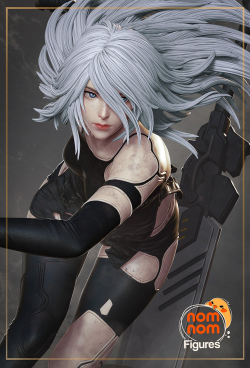 A2 NieR Automata resin figure by NomNom Figures — studio preview 1