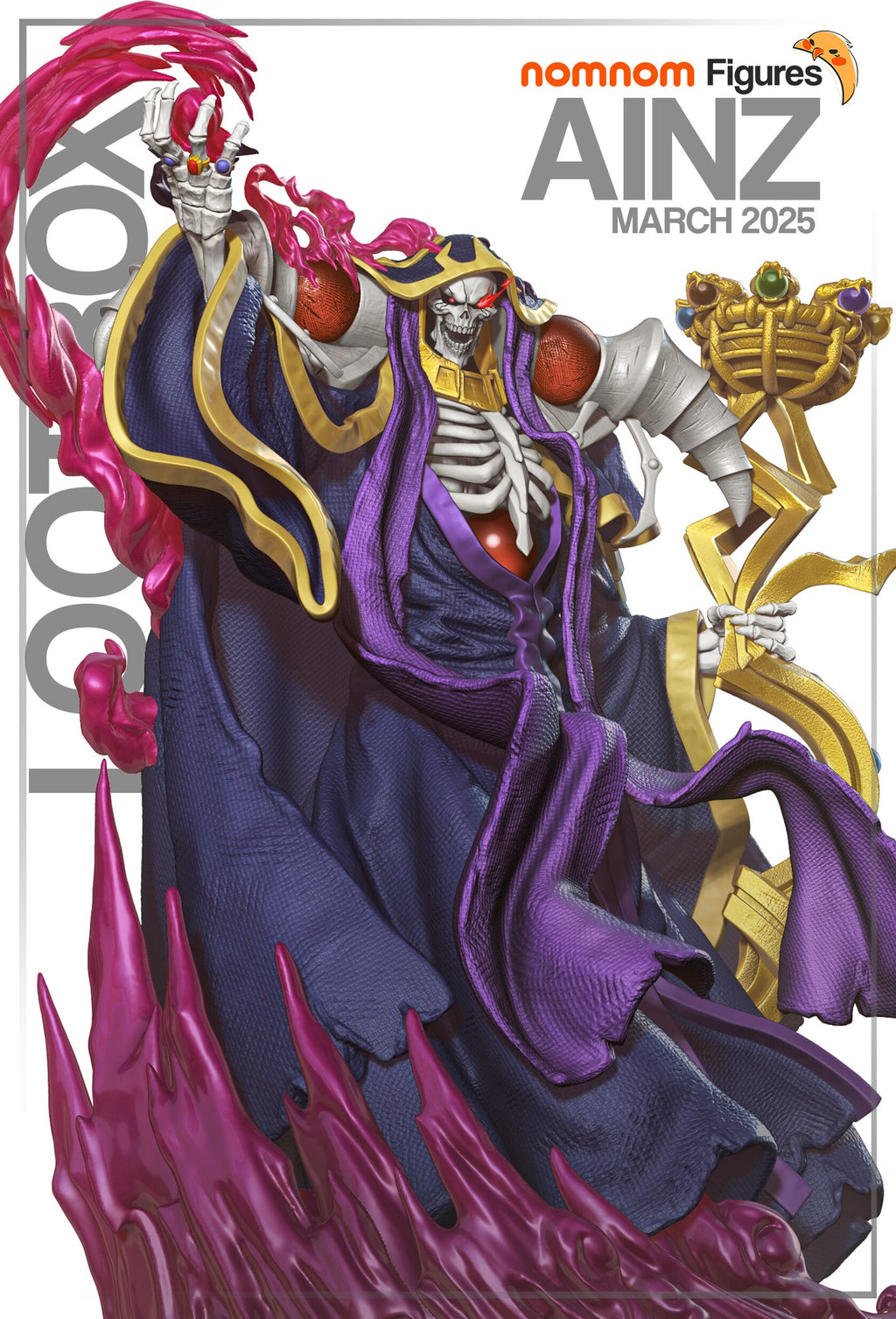 Ainz Ooal Gown Overlord resin figure by NomNom Figures — studio preview 1