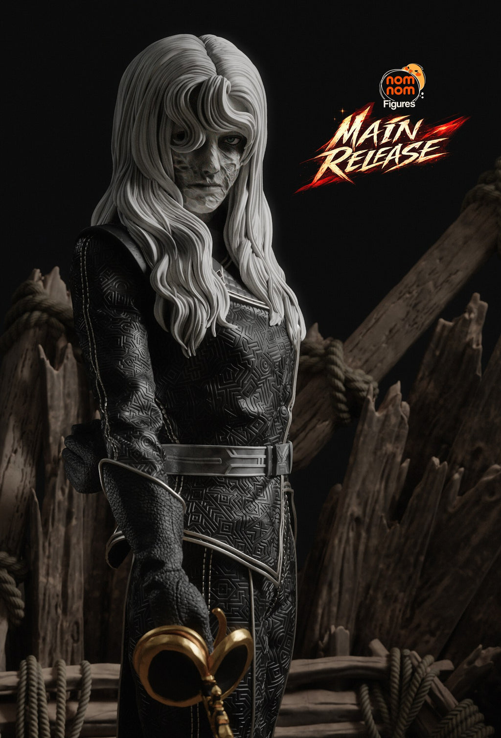 Alicia Clair Obscur Expedition 33 resin figure by NomNom Figures — studio preview 1