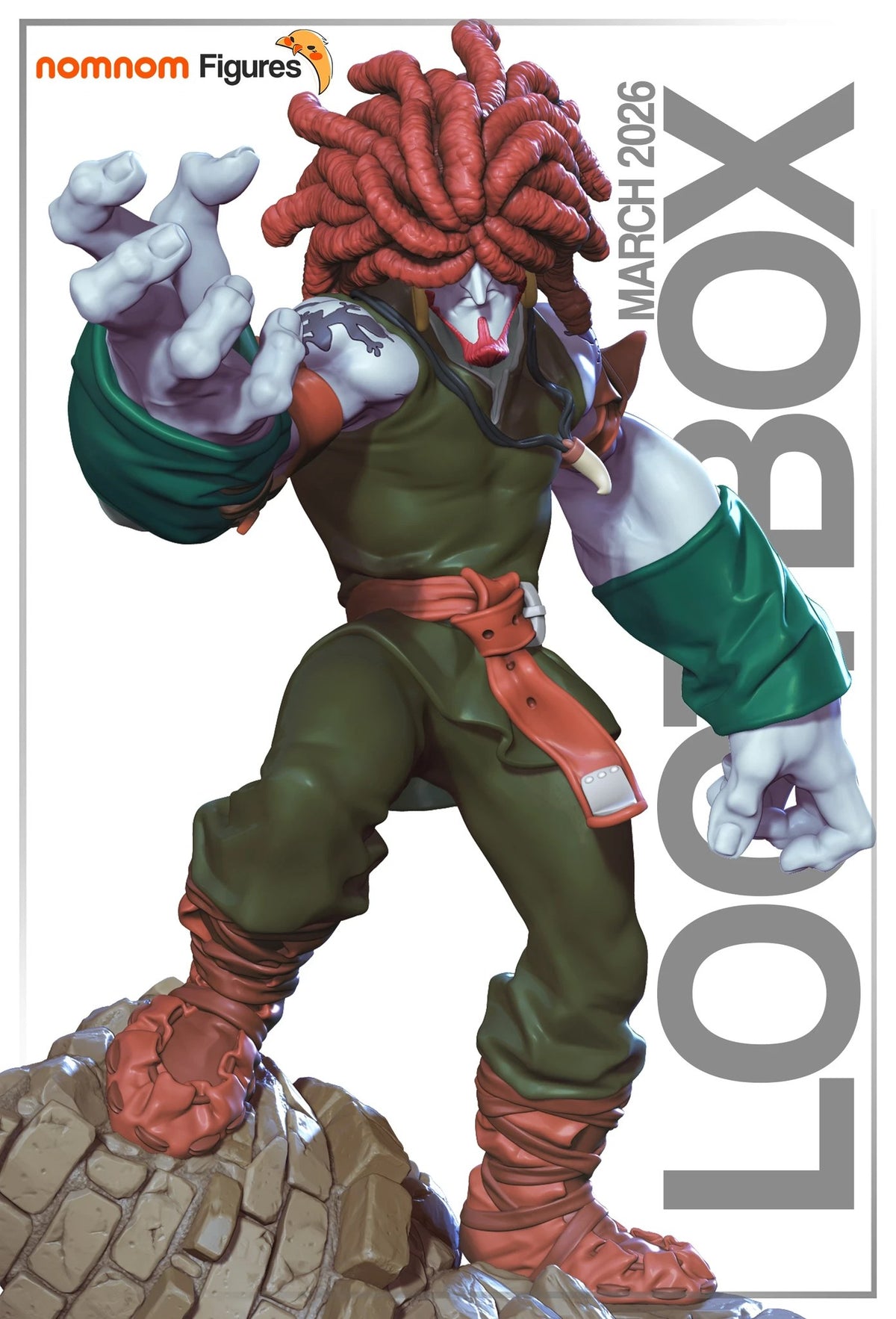 Amarant Final Fantasy resin figure by NomNom Figures — studio preview 1
