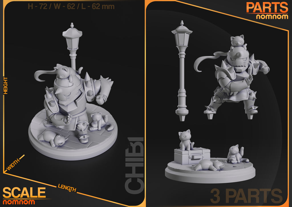 Alphonse Elric — studio render 2