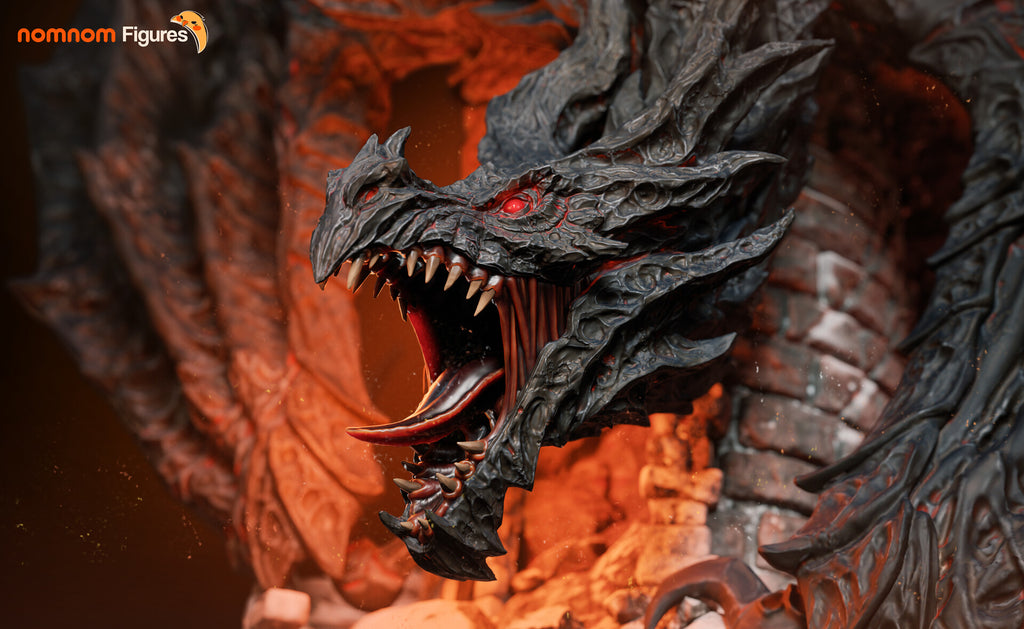 Alduin The Elder Scrolls resin figure by NomNom Figures — studio preview 3