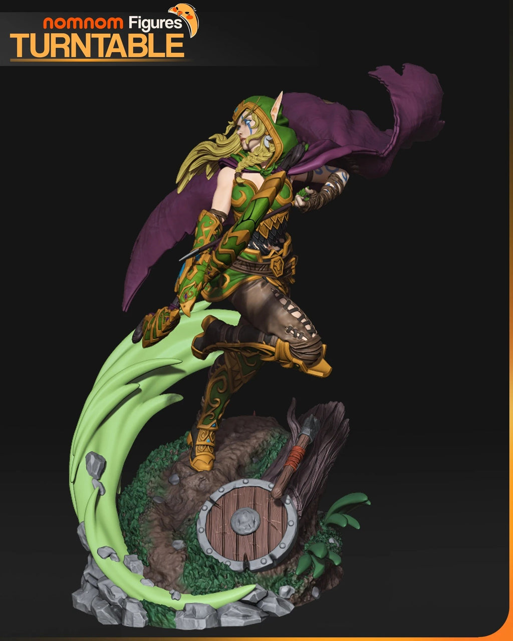 Alleria Windrunner — studio render 4