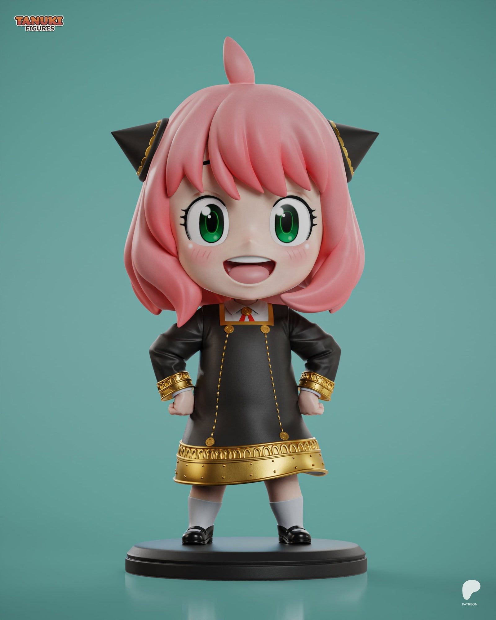 Anya Forger (Spy x Family) resin figure by Tanuki Figures — studio render 1