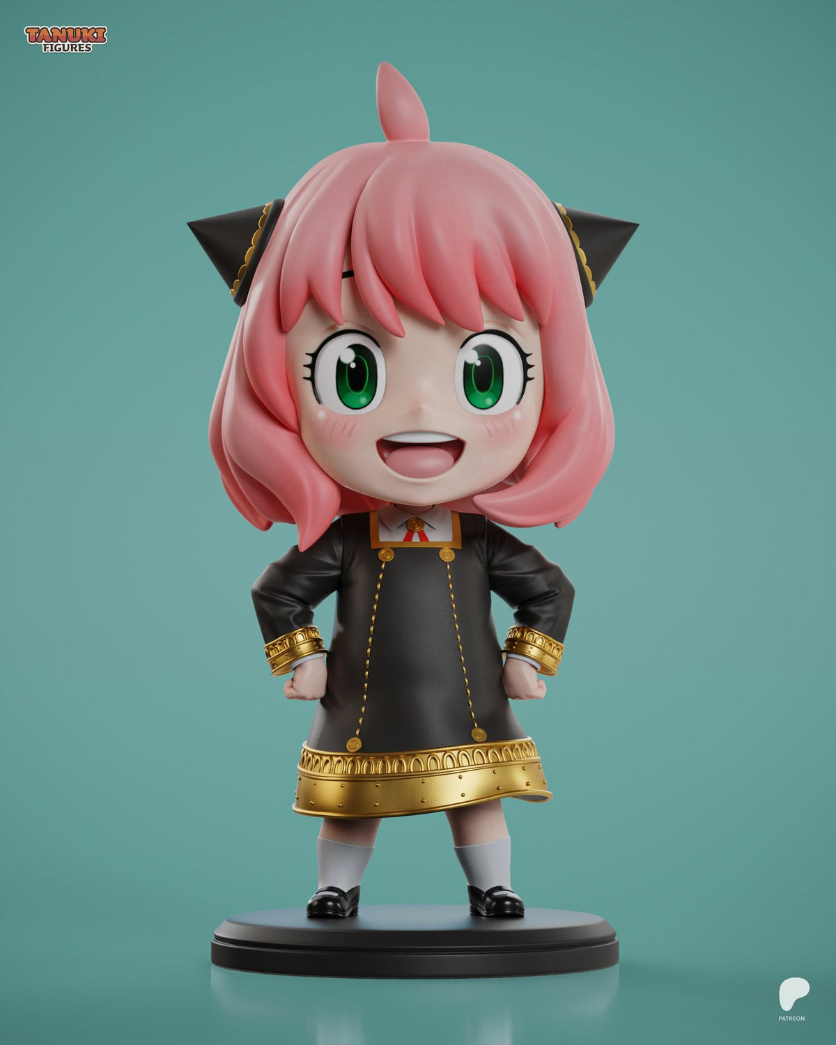 Anya Forger (Spy x Family) resin figure by Tanuki Figures — studio render 1