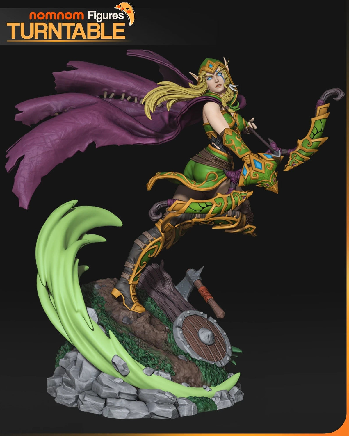 Alleria Windrunner — studio render 5