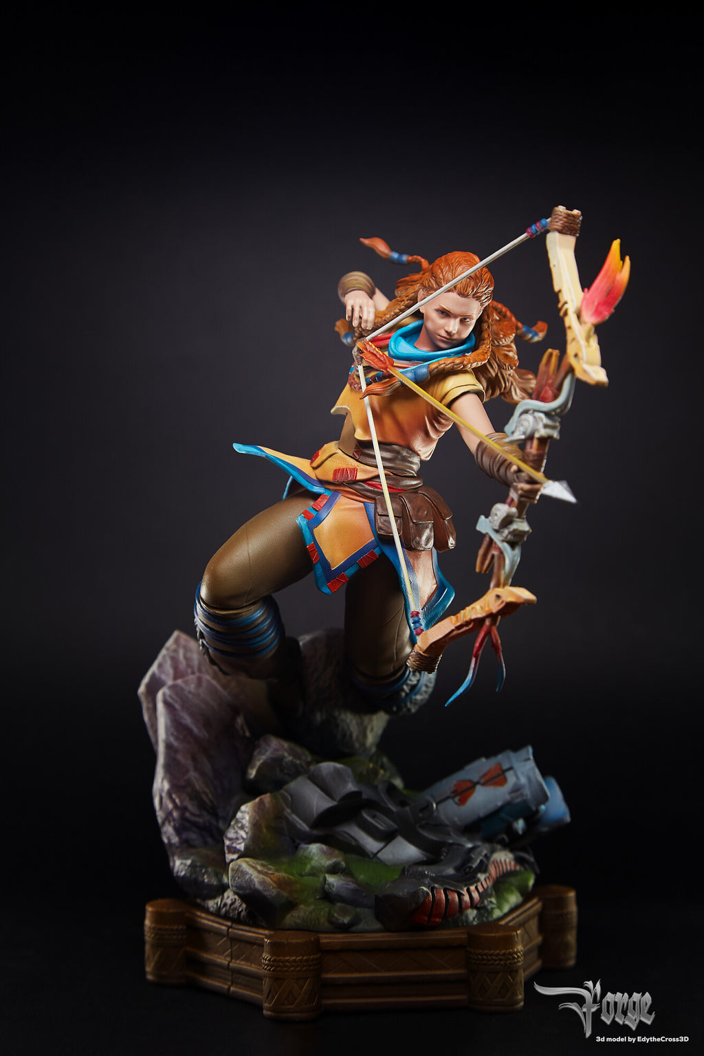 Aloy Horizon: Forbidden West resin figure by NomNom Figures — studio preview 5