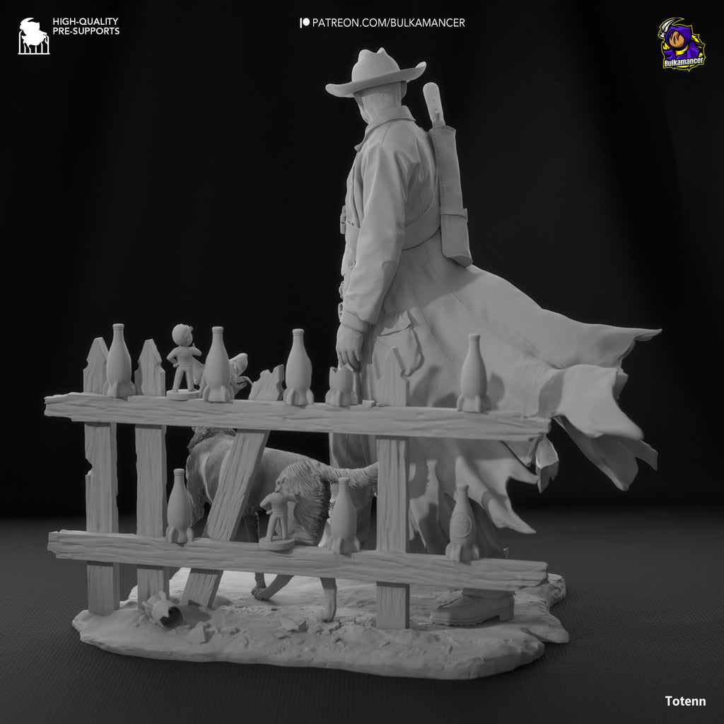 The Ghoul (Fallout) resin figure by Bulkamancer — studio render 12
