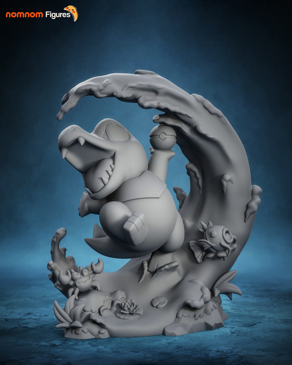 Totodile — studio render 7
