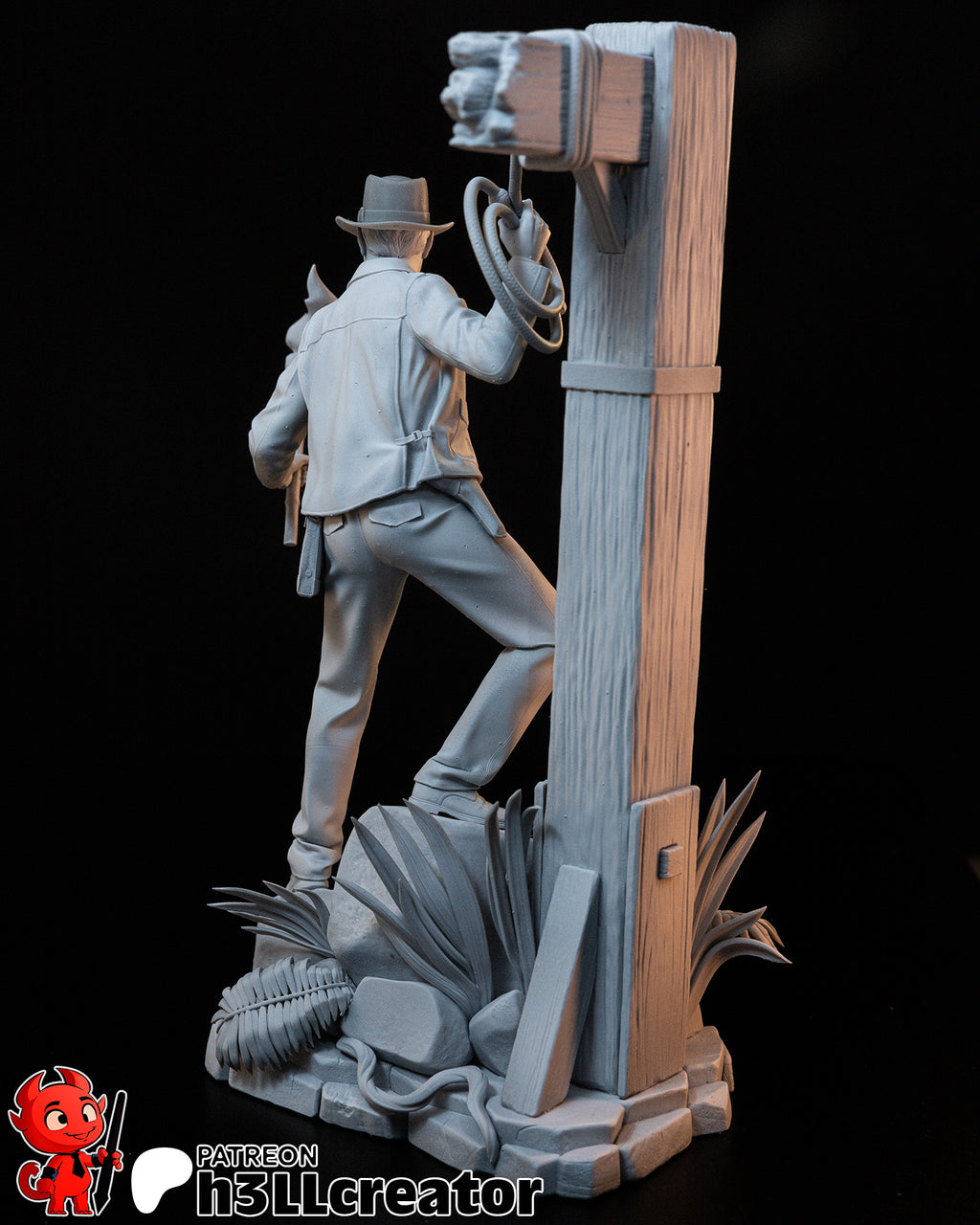 Indiana Jones (Indiana Jones) resin figure by h3LLcreator — studio render 10