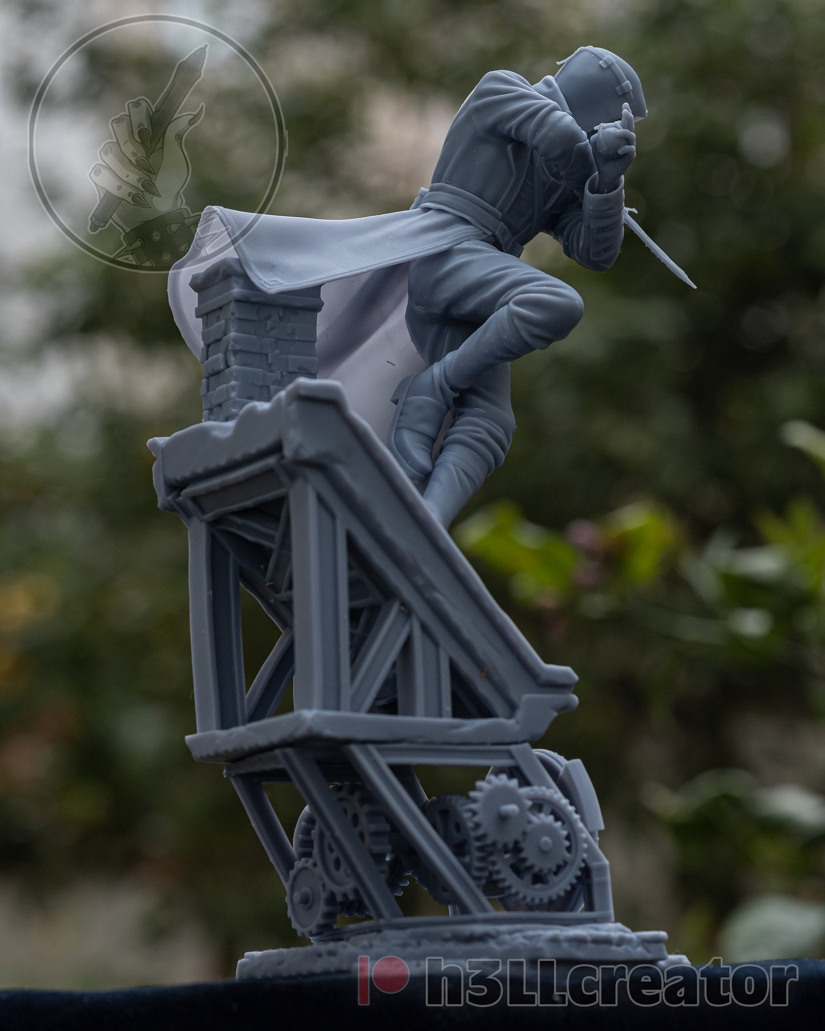 Corvo Attano (Dishonored) resin figure by h3LLcreator — studio render 5