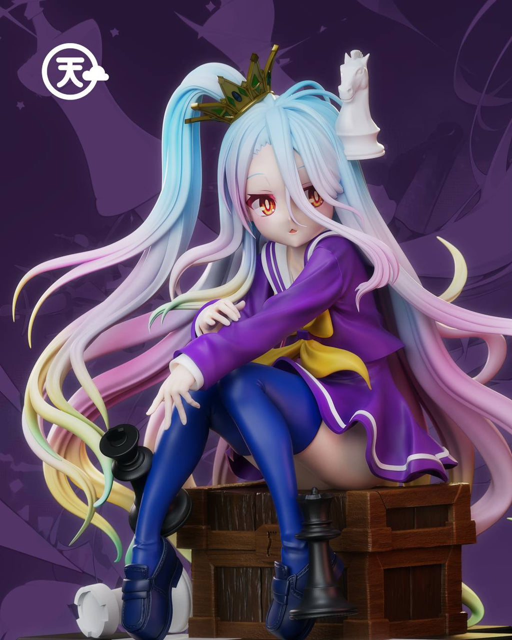 Shiro (No Game No Life) resin figure by Tenshi Figures — studio render 5