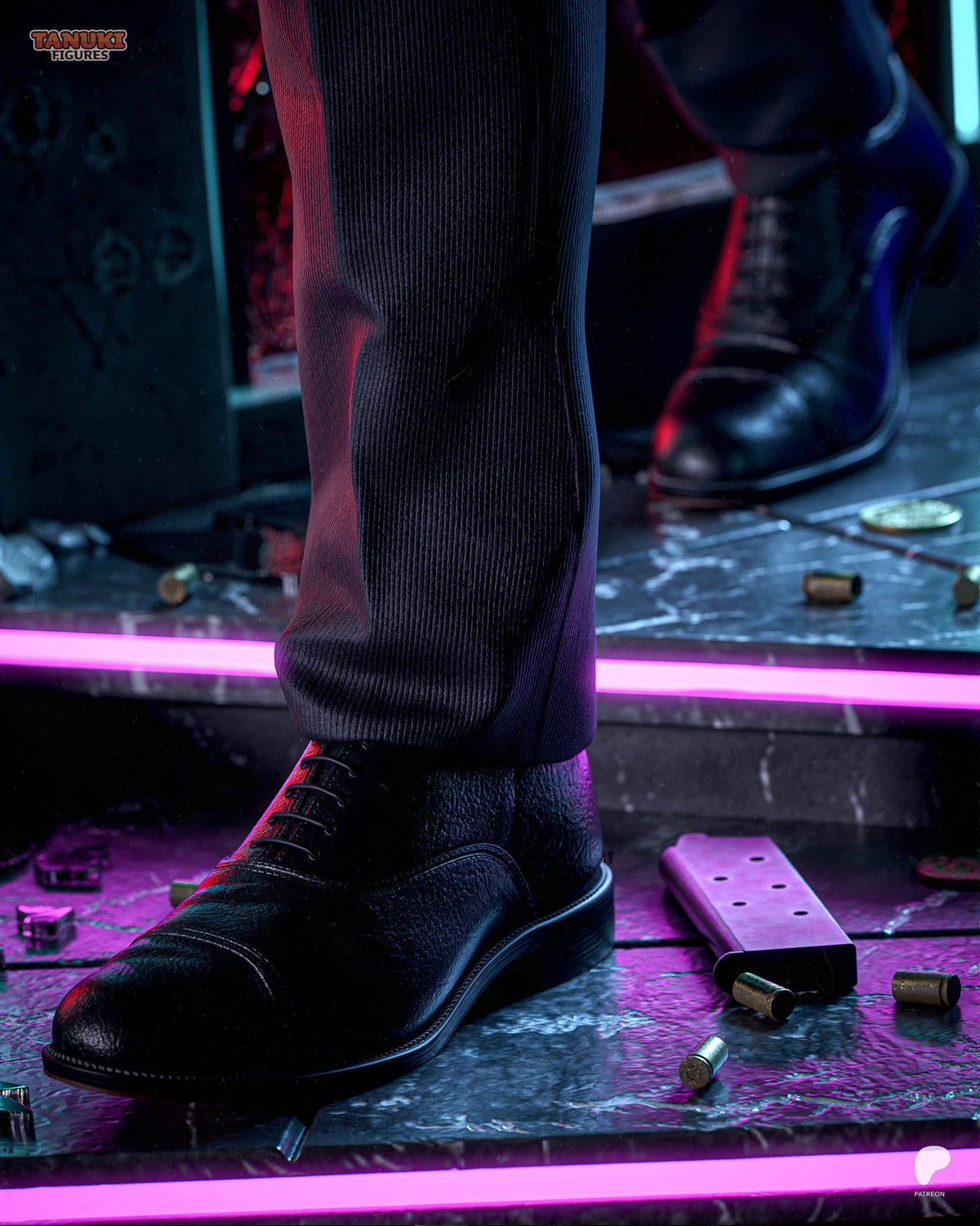 John Wick (John Wick) resin figure by Tanuki Figures — studio render 6