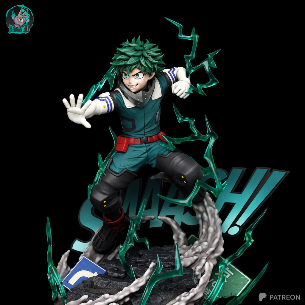 Izuku Midoriya (My Hero Academia) resin figure by Kaidan 3D — studio render 3