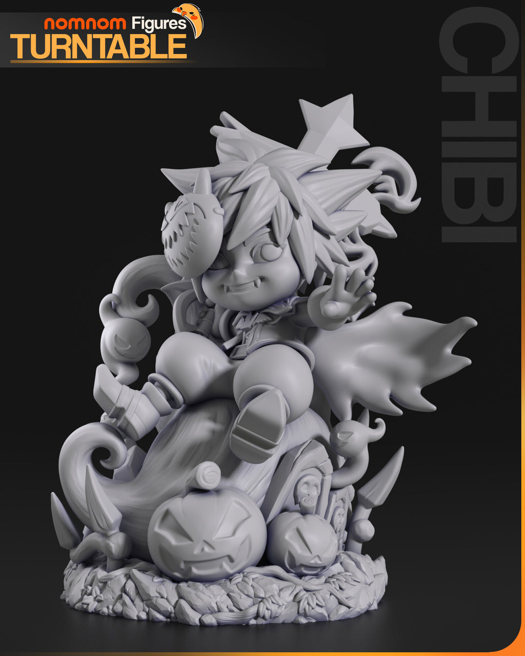 Sora (Halloween Town vers.) — studio render 4
