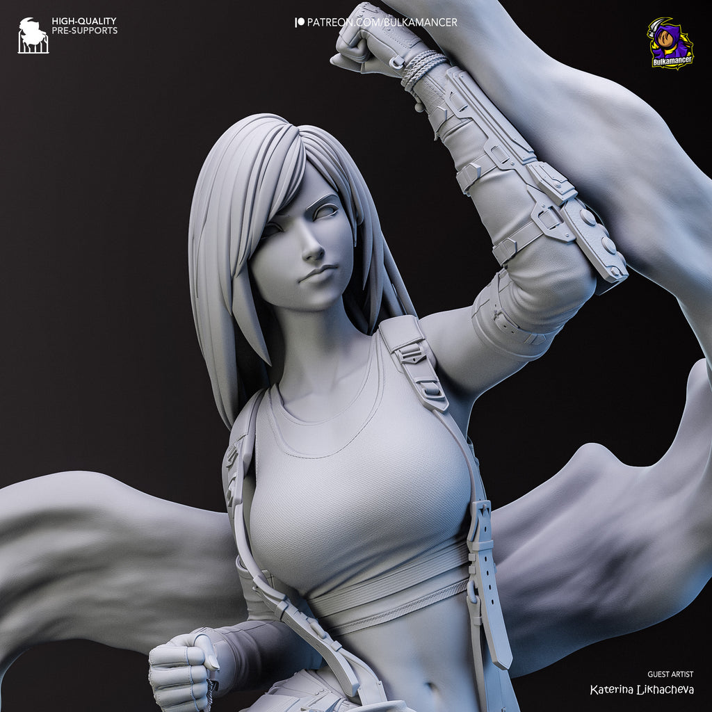 Tifa Lockhart (Final Fantasy) resin figure by Bulkamancer — studio render 9
