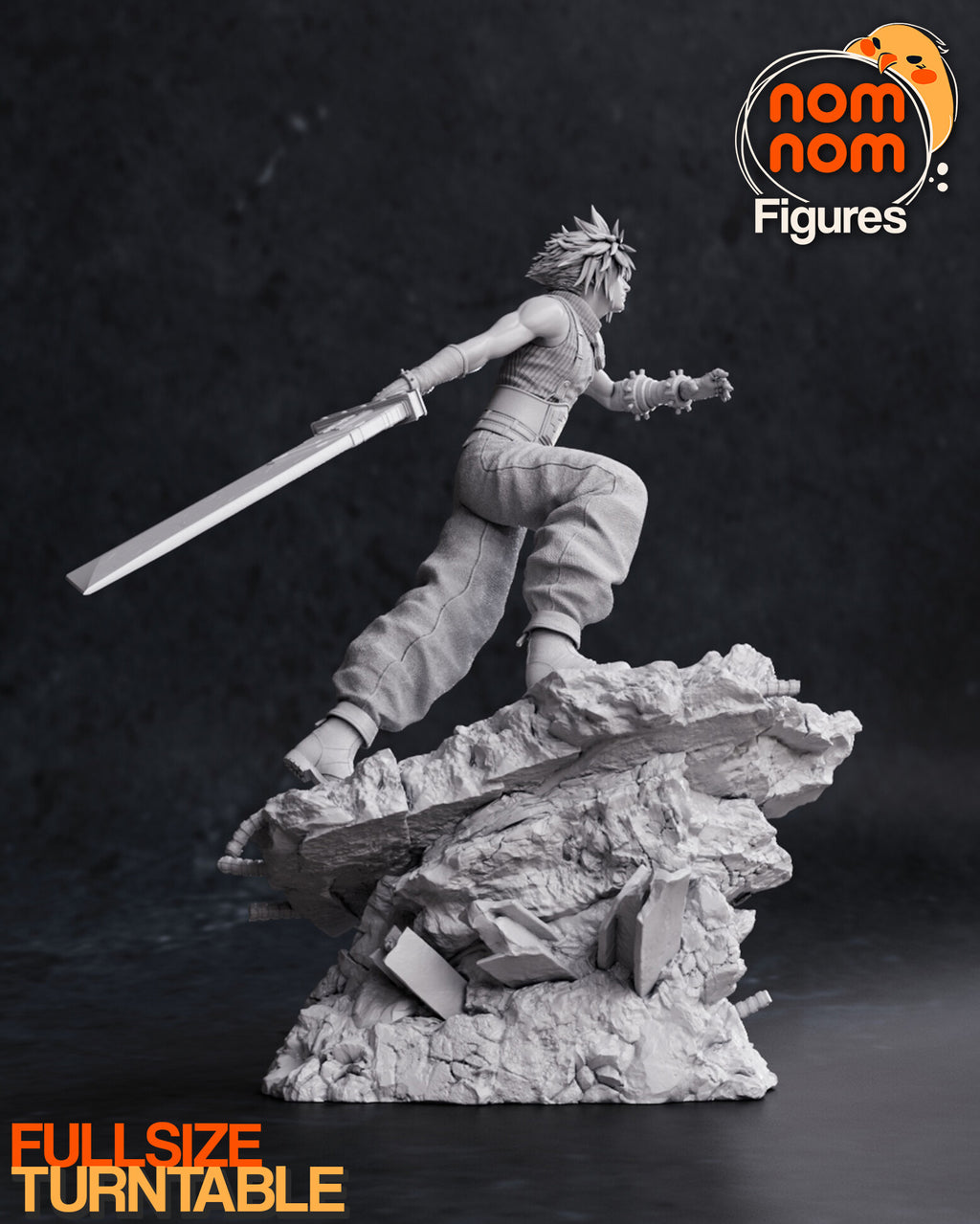 Cloud Strife — studio render 10