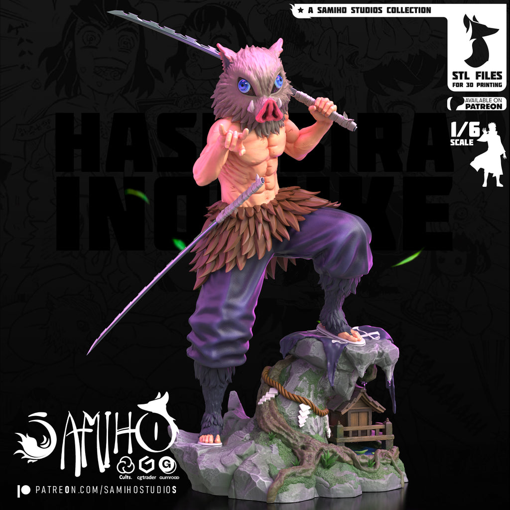 inosuke hashibira demon slayer samiho studios
