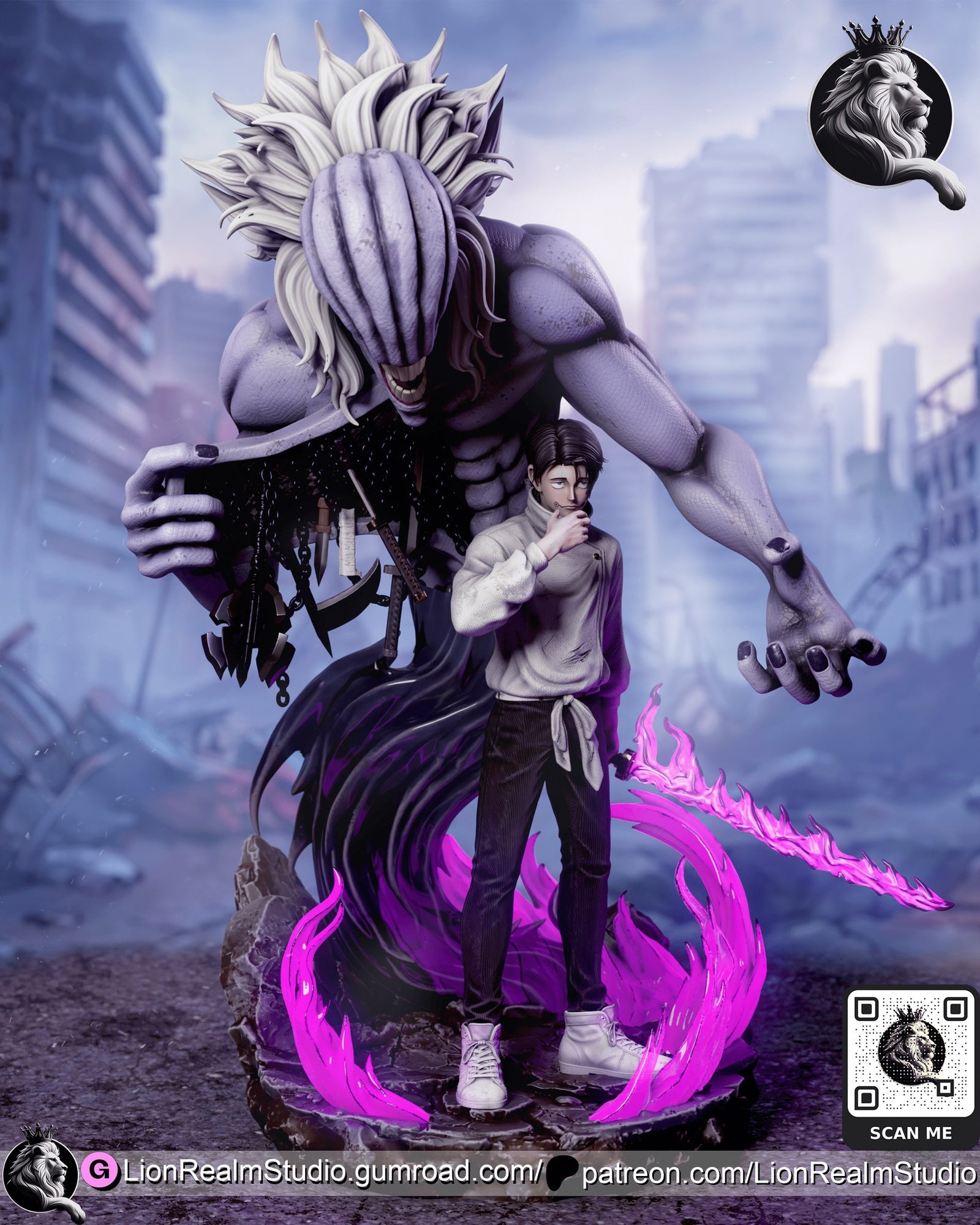 yuta okkotsu jujutsu kaisen lionrealmstudio