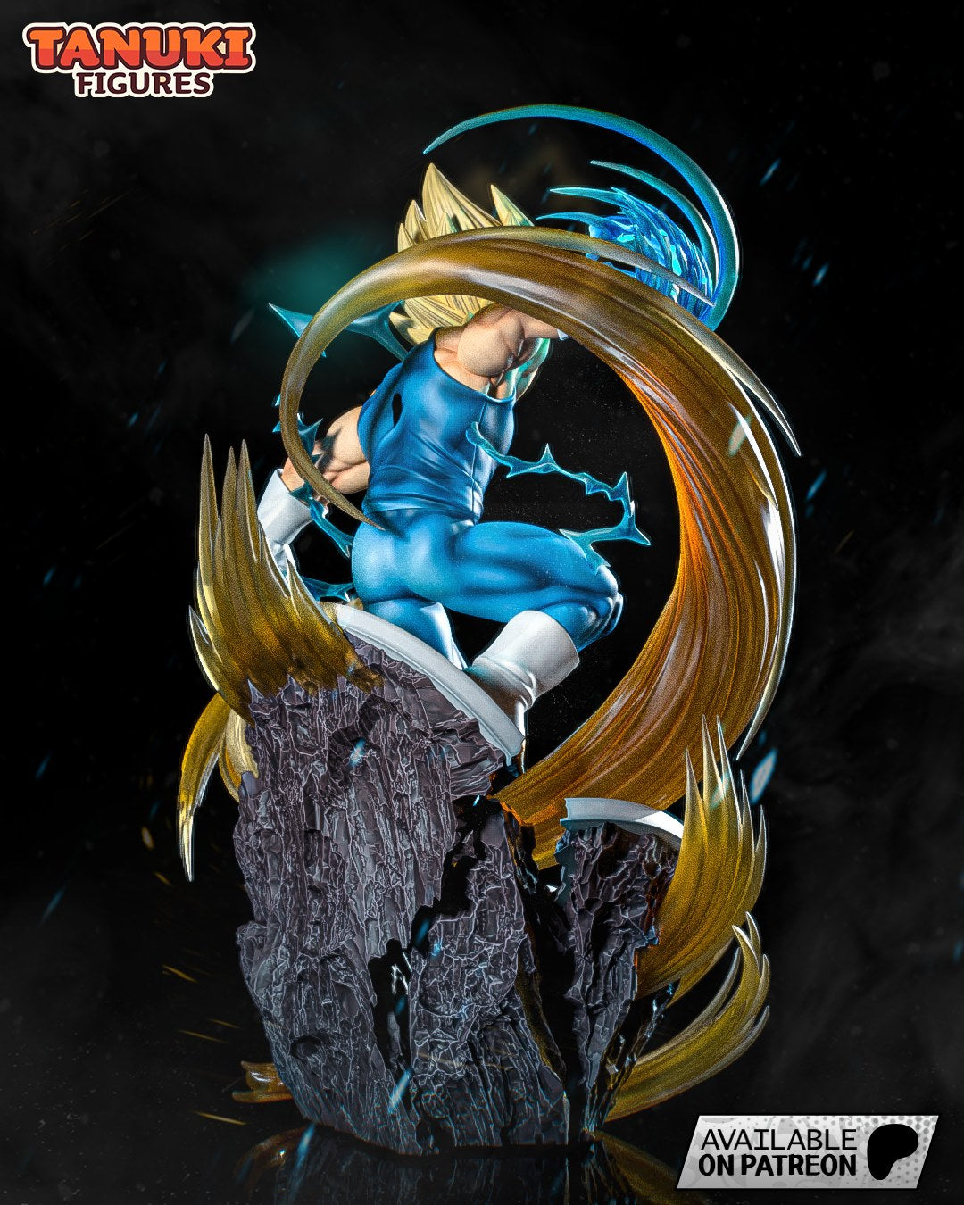Vegeta (Dragon Ball) resin figure by Tanuki Figures — studio render 2