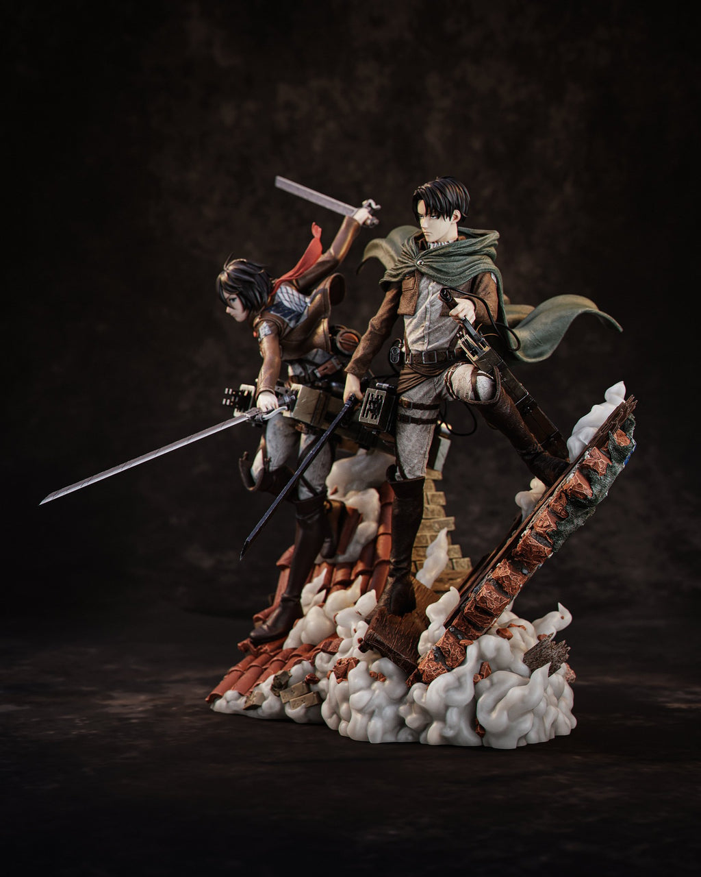 Mikasa Ackerman and Levi Ackerman — studio render 3