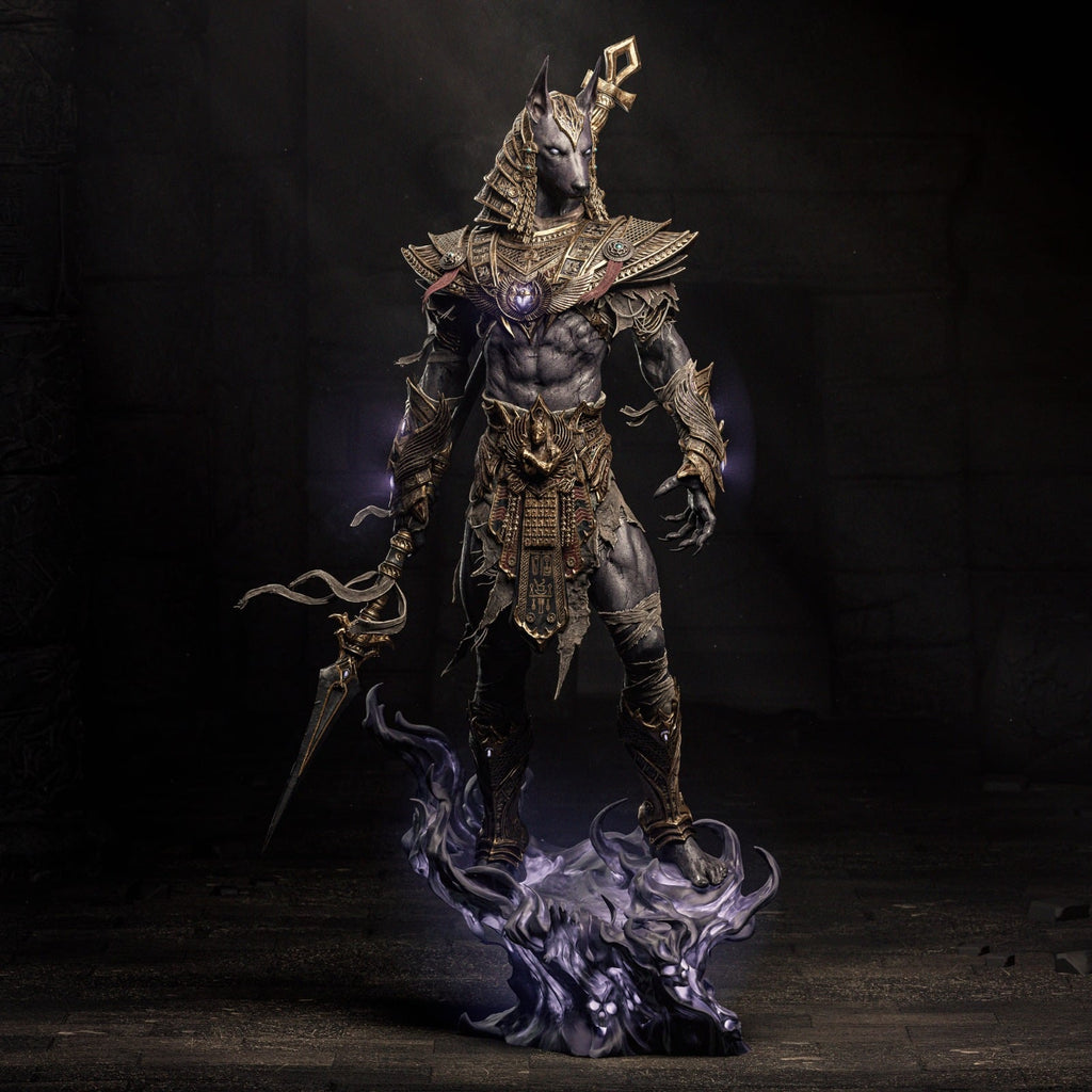 Anubis Egyptian mythology resin figure by CA 3D Studios — studio preview 5