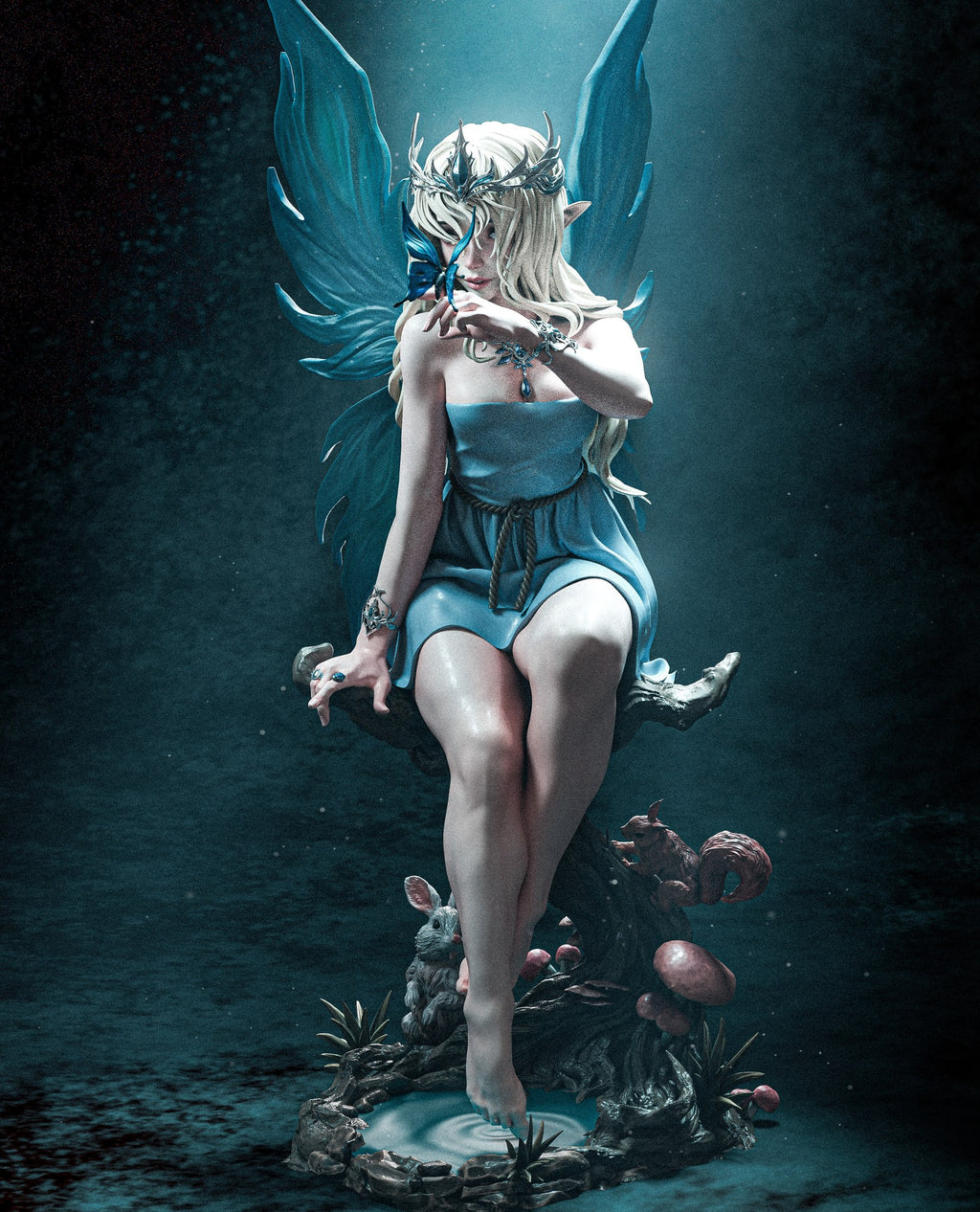 Divine Fairy _Original Characters resin figure by CA 3D Studios — studio preview 2