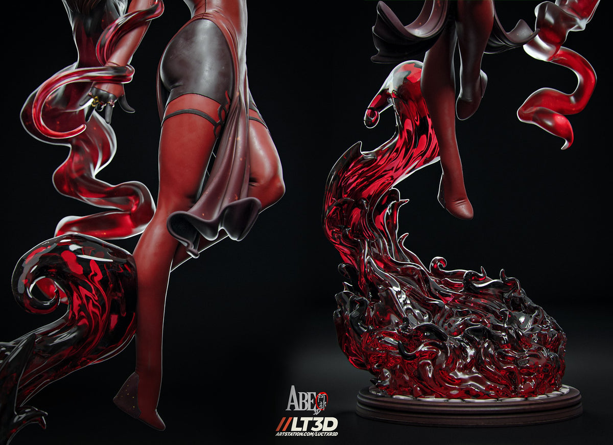 Scarlet Witch (Marvel) resin figure by Abe3D — studio render 14