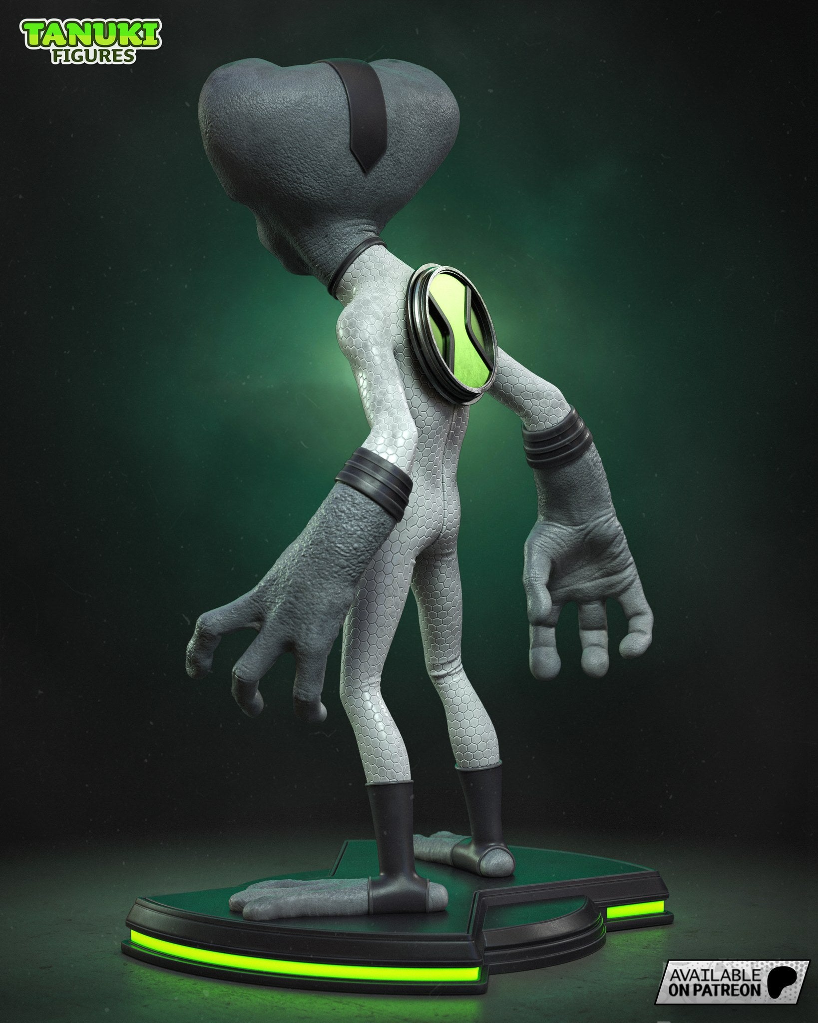 Grey Matter (Ben 10) resin figure by Tanuki Figures — studio render 4