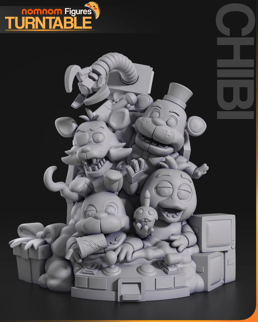 Freddy and Friends — studio render 3
