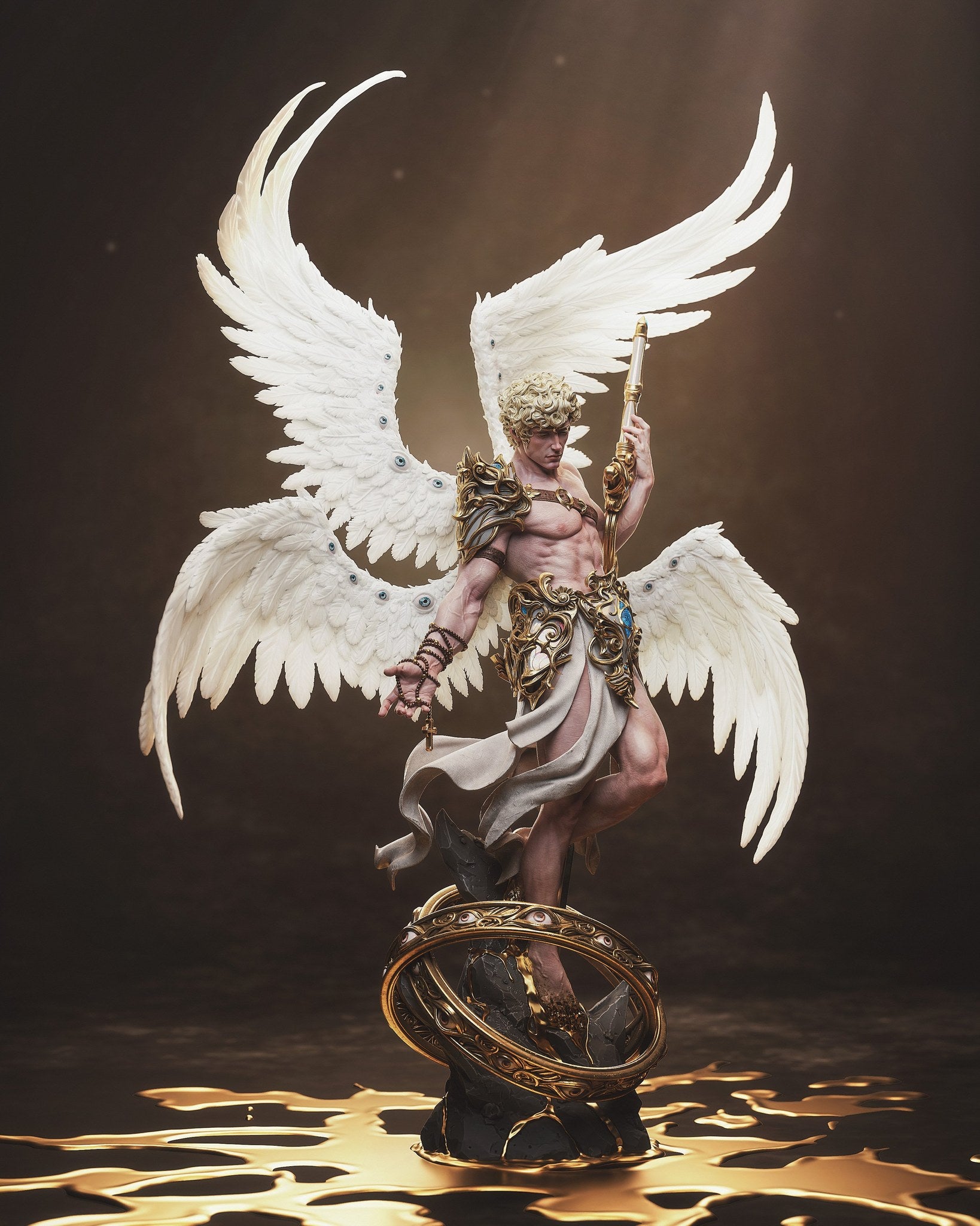 Cherubim _Original Characters resin figure by CA 3D Studios — studio preview 2