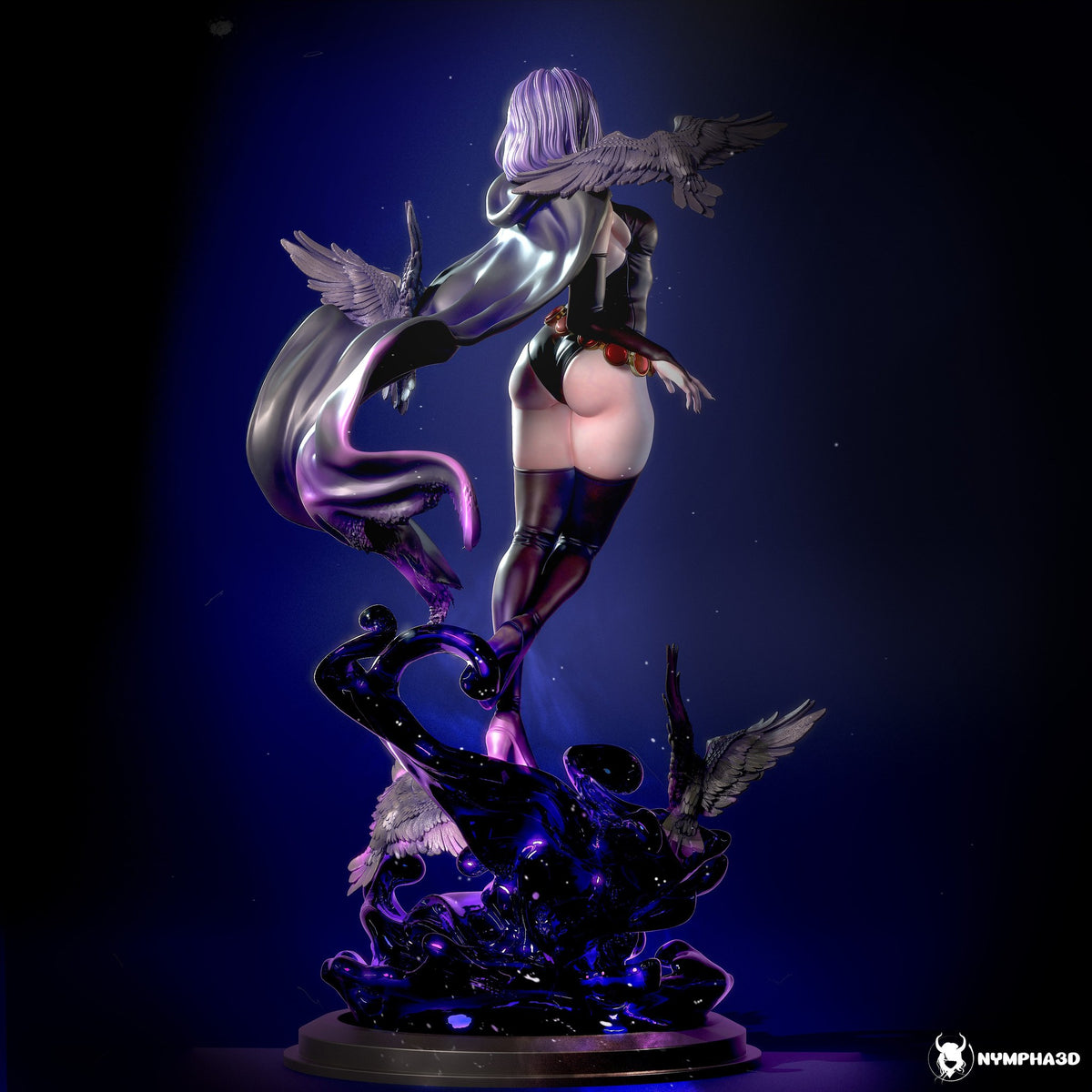 Raven (DC Comics) resin figure by Nympha — studio render 3