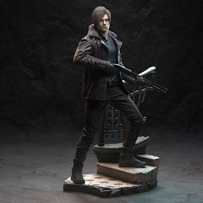 Leon S. Kennedy (Resident Evil) resin figure by h3LLcreator — studio render 2