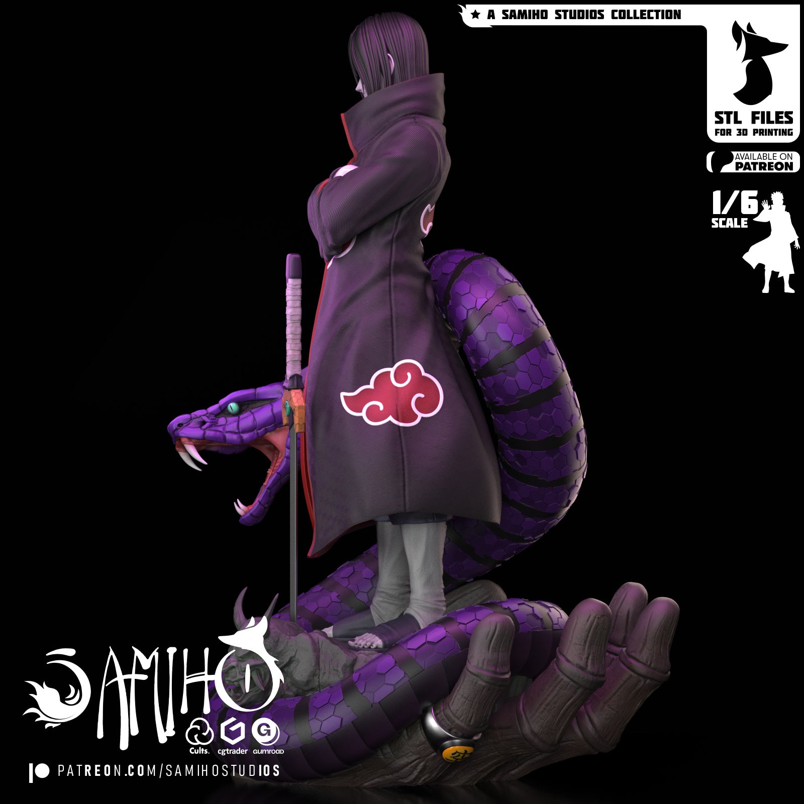 orochimaru naruto samiho studios