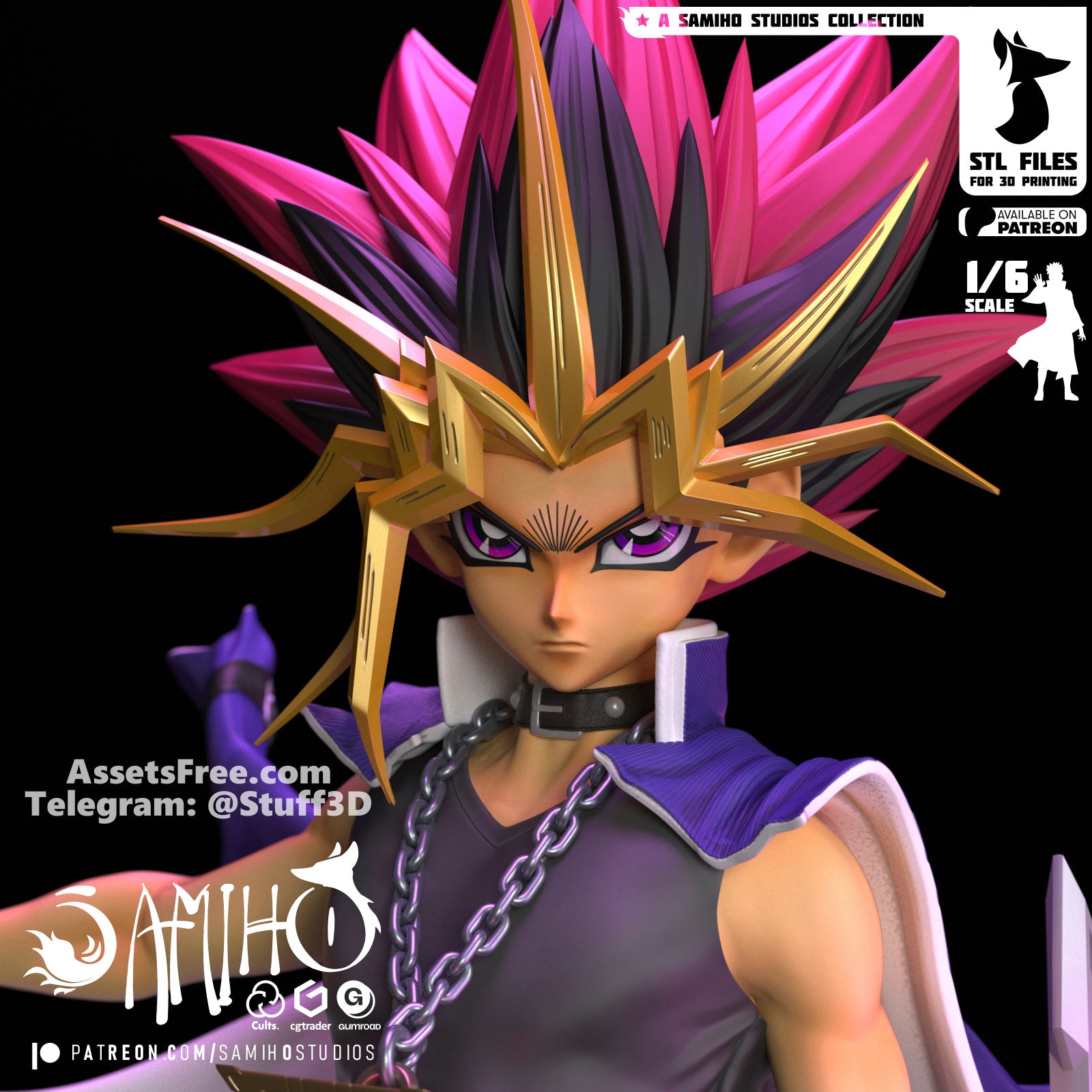 Yami Yugi — studio render 3