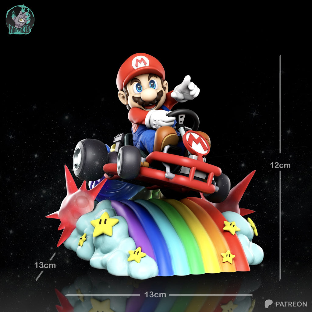 Super Mario (Super Mario) resin figure by Kaidan 3D — studio render 6