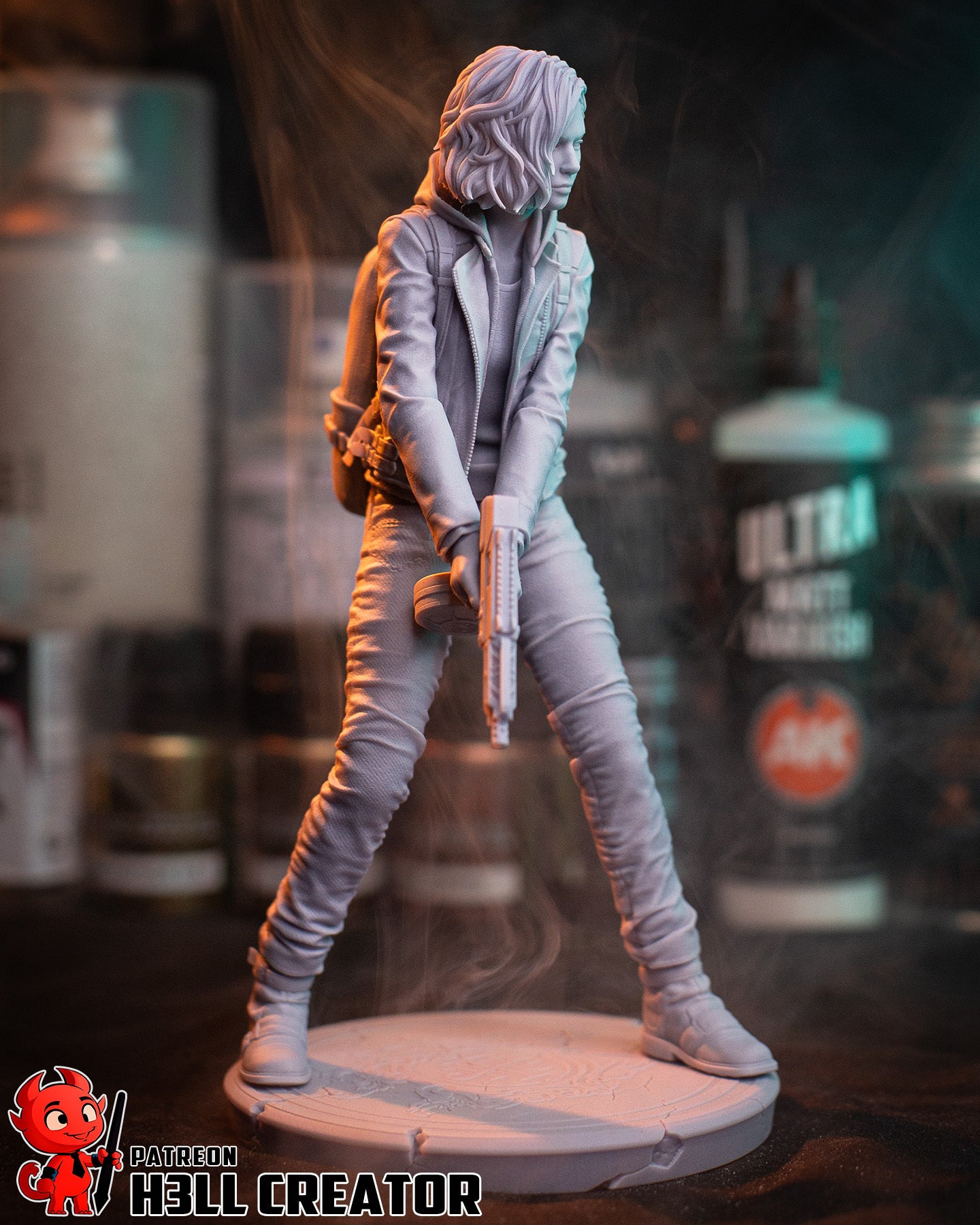 Grace Ashcroft (Resident Evil) resin figure by h3LLcreator — studio render 12