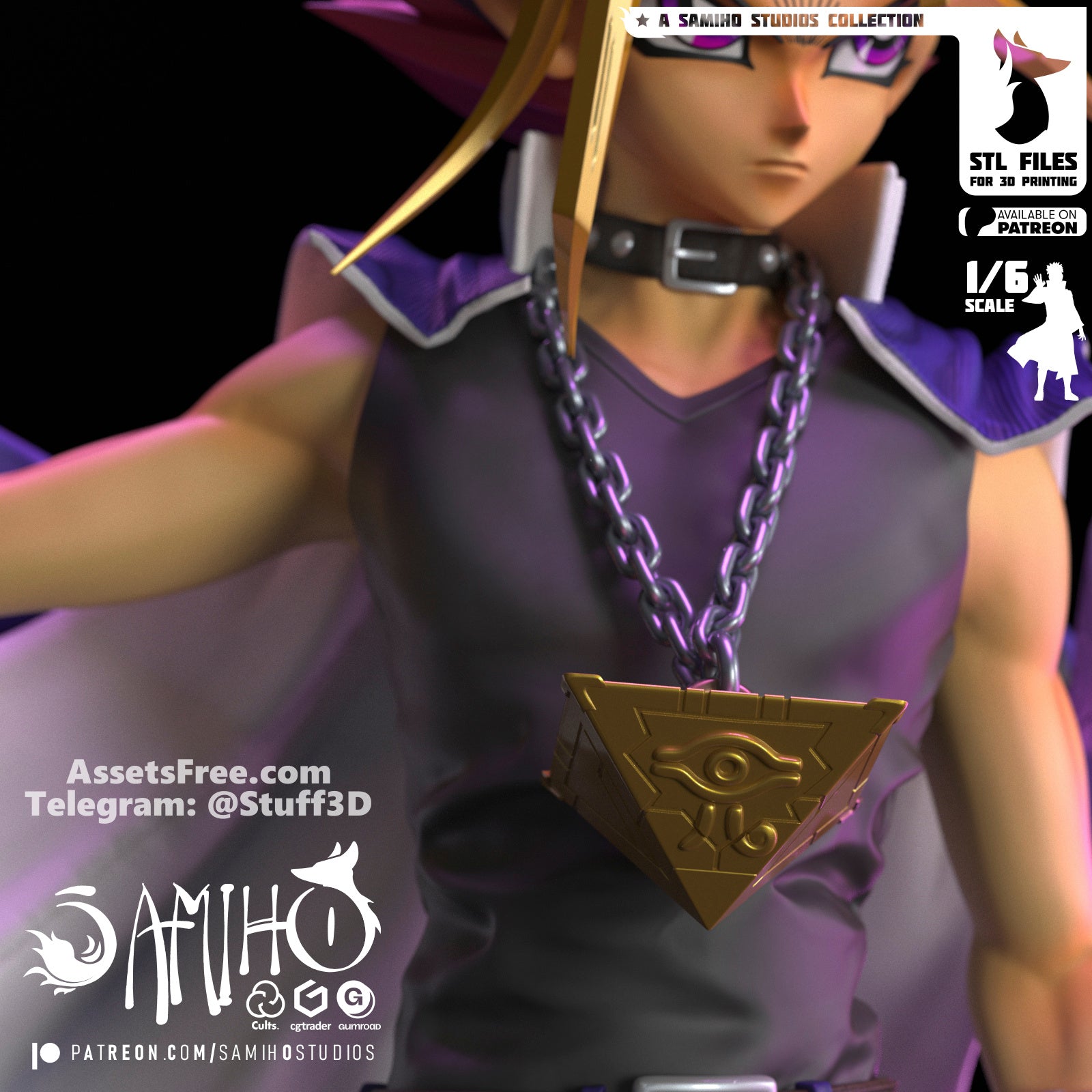 Yami Yugi — studio render 4