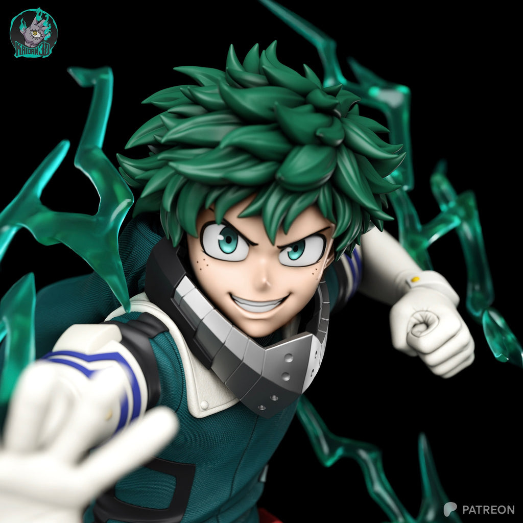 Izuku Midoriya (My Hero Academia) resin figure by Kaidan 3D — studio render 5
