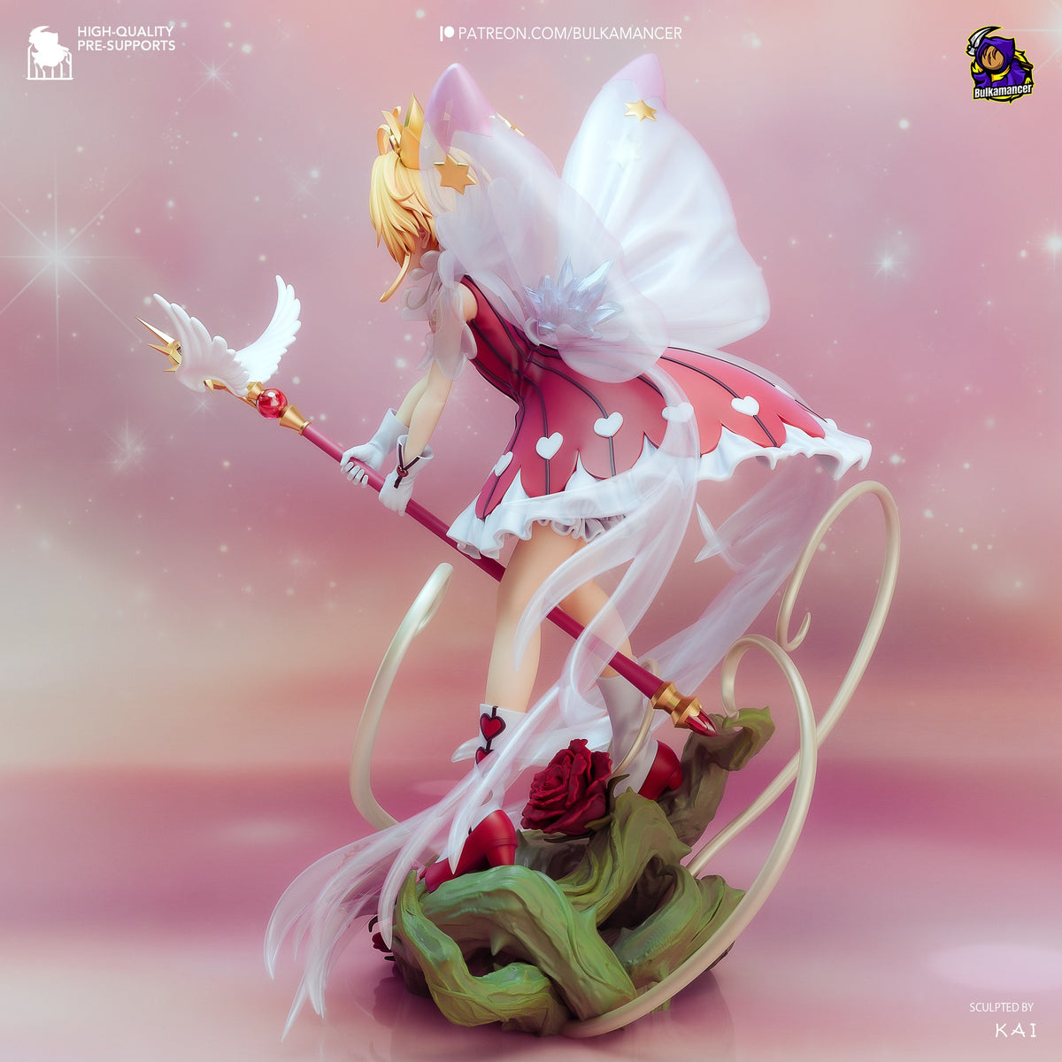 Sakura Kinomoto (Cardcaptor Sakura) resin figure by Bulkamancer — studio render 3