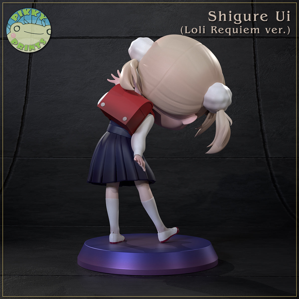 Shigure Ui (VTubers) resin figure by PikkyPrints — studio render 2