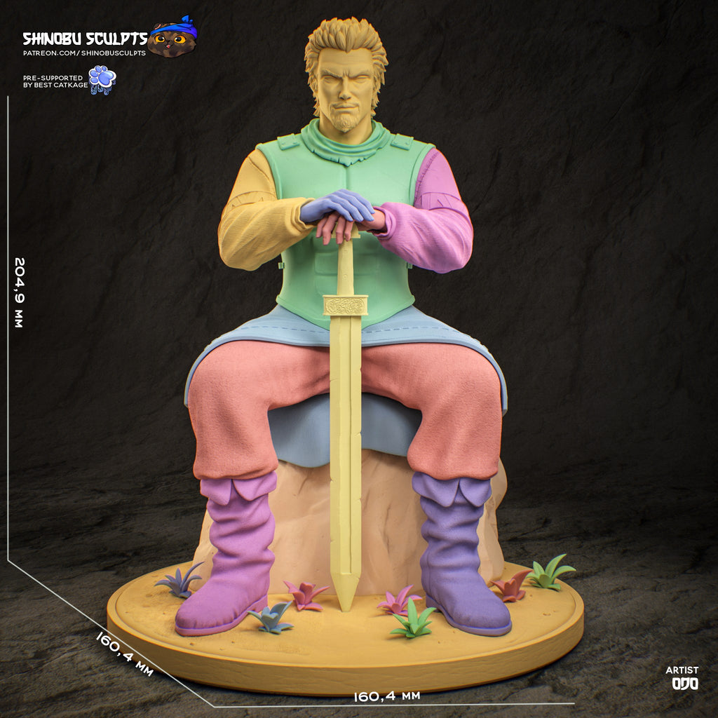 Askeladd (Vinland Saga) resin figure by Shinobu Sculpts — studio render 8