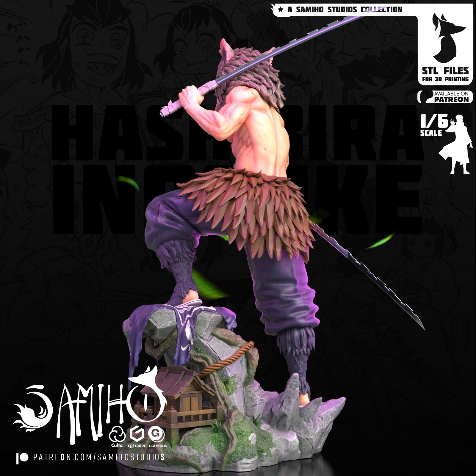 inosuke hashibira demon slayer samiho studios