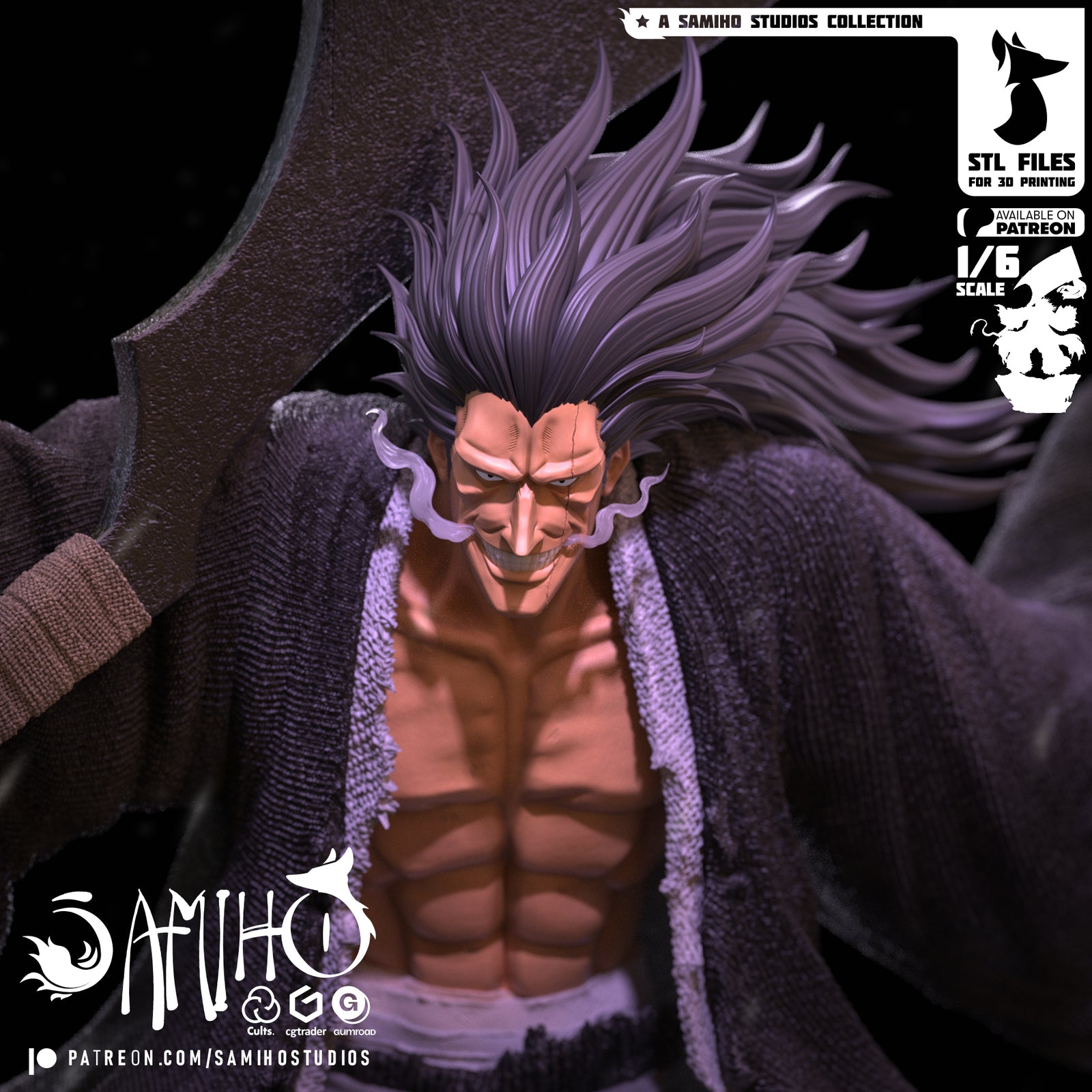 kenpachi zaraki bleach samiho studios