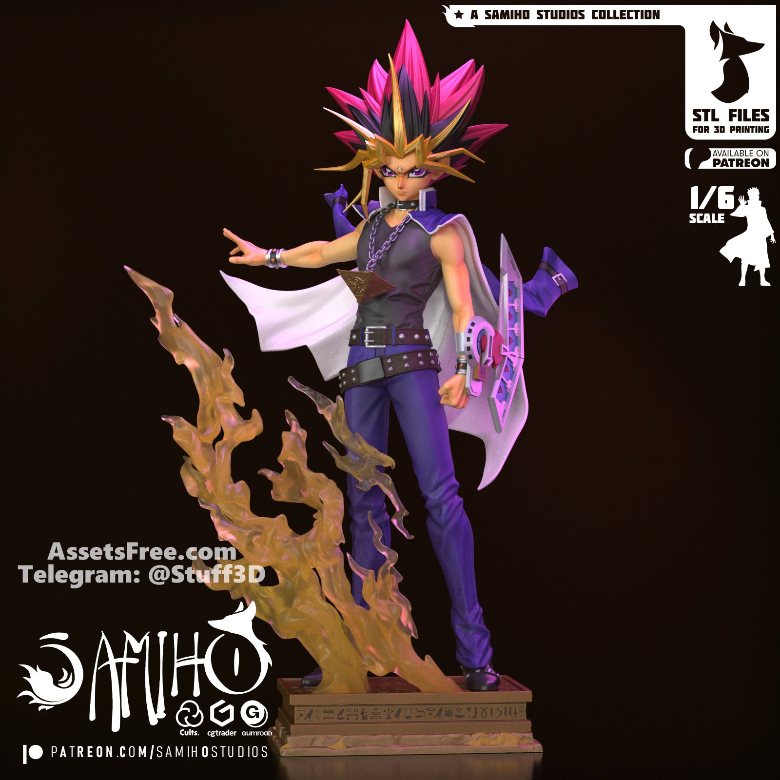 Yami Yugi — studio render 5