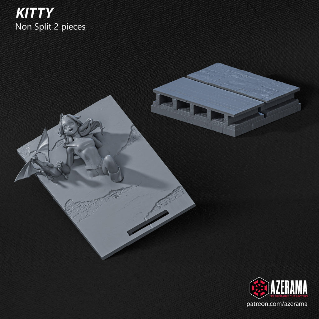 Kitty Pryde (Marvel) resin figure by Azerama — studio render 4