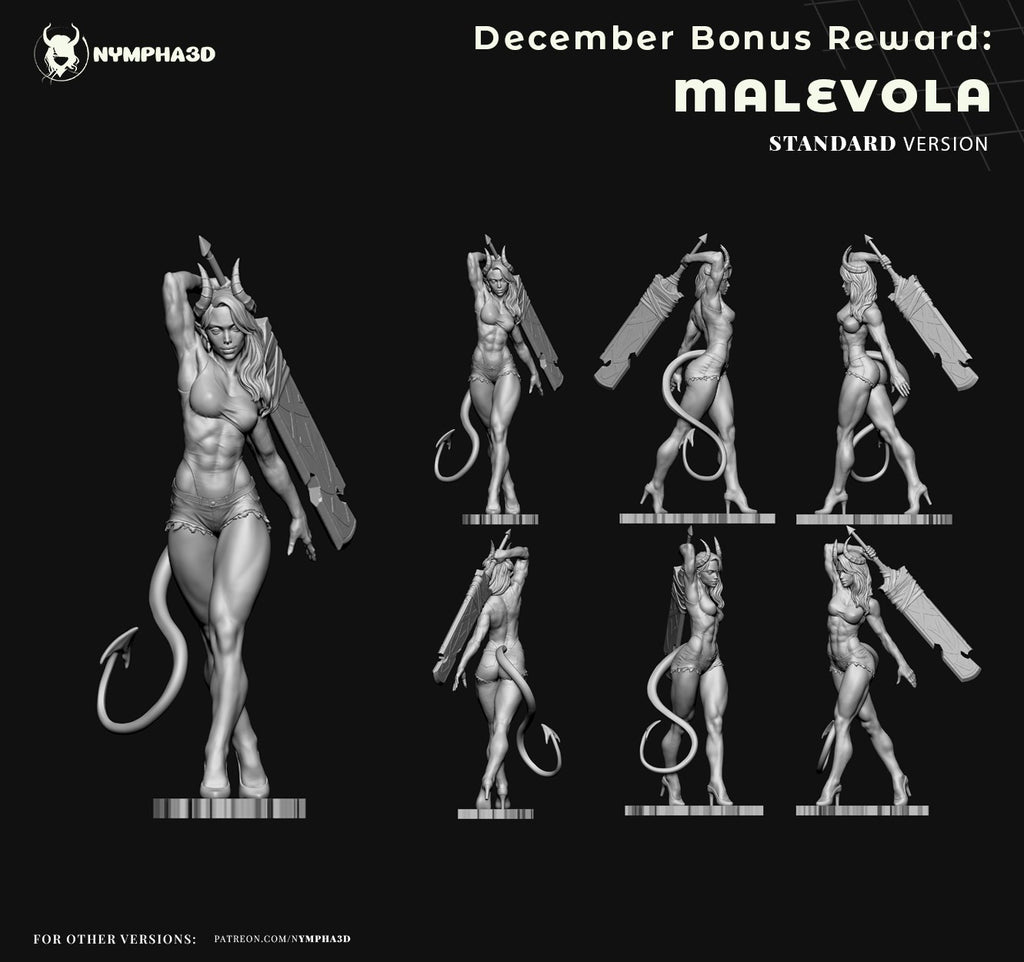 Malevola (Dispatch) resin figure by Nympha — studio render 8