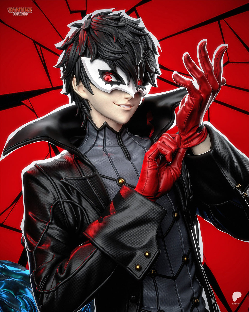 Joker (Persona 5) resin figure by Tanuki Figures — studio render 6
